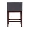 Manhattan Comfort Kingsley Counter Stool in Grey and Dark Walnut CS005-GY - alternate 3